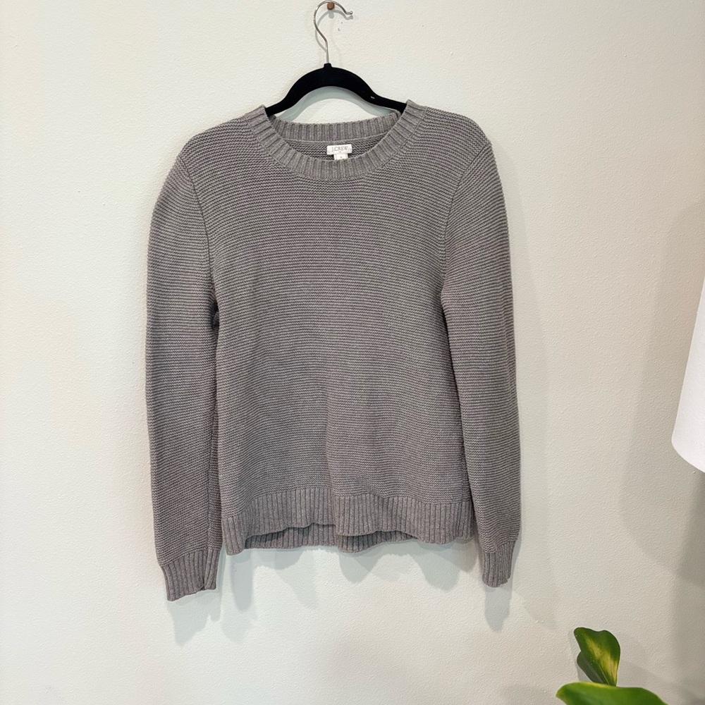 J. Crew | Gray Knit Sweater | Size Medium